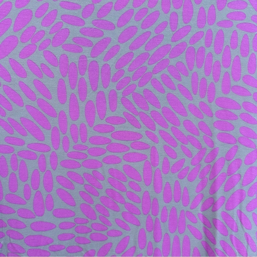Boden Nancy Jersey Dress | Size 14 US Pink & Coral Pebble Print Made in Portugal - Picture 7 of 9